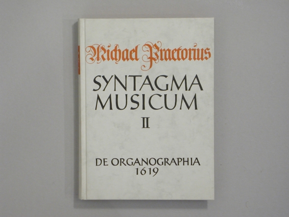 Book, Syntagma Musicum, Michael Praetorius