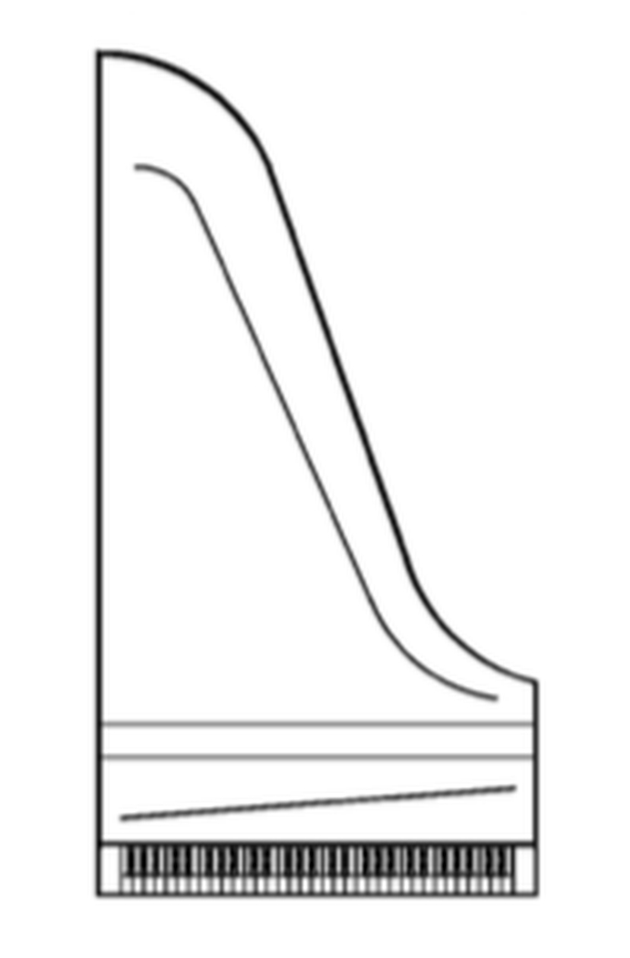 Zeichnung, Cristofori 1720, KlavierZeichnung, Cristofori 1720, Klavier  