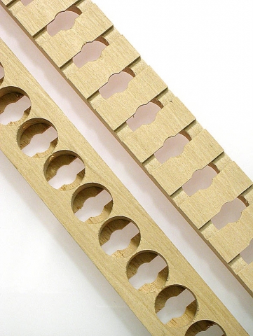 Wooden jack-slides for jacks 4x12 and 3,4x12,7mm