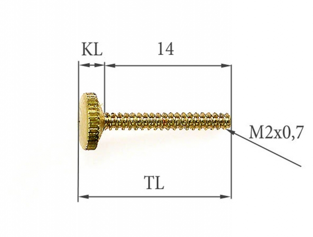 Adjusting screws for the bottom of the jack