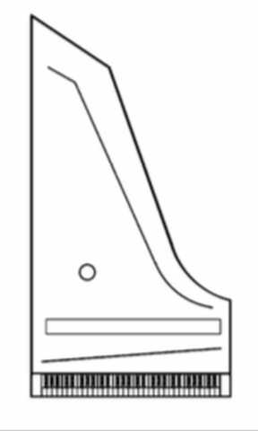 Drawing, Vater 1738, harpsichord 1 manual, Germanisches Nationalmuseum