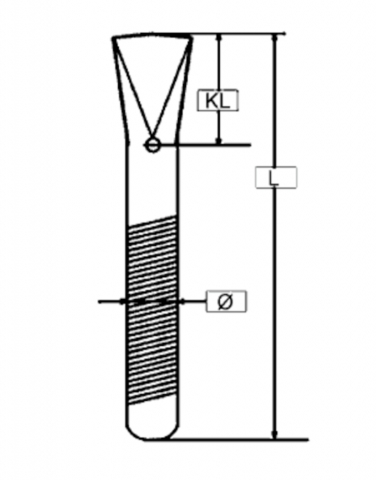 Wirbel, Flachkopf, 4.0 x 60 / 18, zylindrisch, gewindeähnlich überdreht