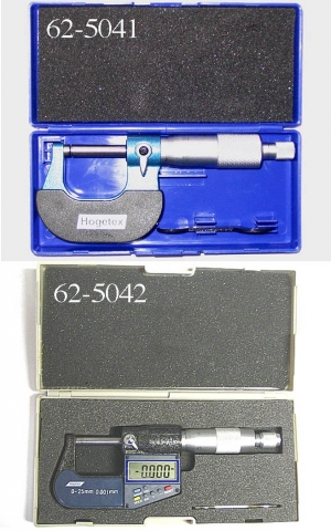 Analogous micrometer 0-25mm