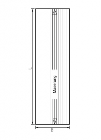 Resonanzboden für Clavichord und Virginal, Mondphasenholz Hochgebirgsfichte