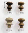 Holzknöpfe für Registerhebel 15 x15mm